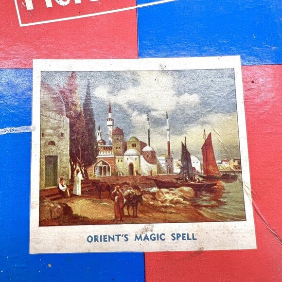 Vintage 40's 50's Perfect Picture Puzzle Orients Magic Spell Made In USA - Picture 2 of 9